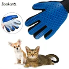 Перчатка для груминга домашних животных перчатки для удаления шерсти кошек перчатка с щеткой для бережного удаления шерсти эффективный массаж для собак и кошек с длинным коротким мехом