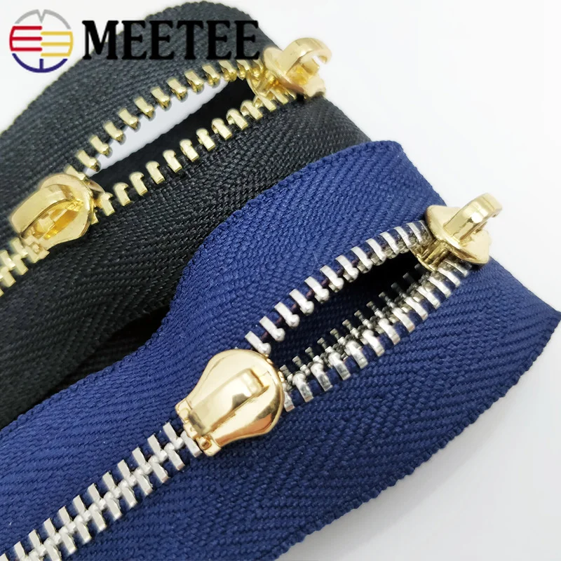 2 метра Meetee 3 # металлическая молния без слайдера двойная тяга для одежды кошелек