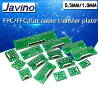 fpcffc flat cable transfer plate is directly inserted diy 0 5 mm 1mm spacing connector 6p8p10p20p30p40p60p