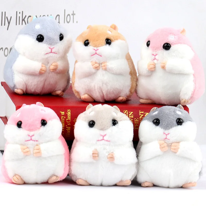 

Anime Doll Little Hamster Schoolbag Keychain Handbag Pendant Key Chain Plush Puppet and Doll Toy Gift Keychain Pouch Gift