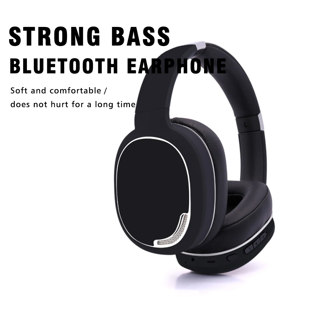 Стереогарнитура Беспроводная складная с сабвуфером и аккумулятором на 300 мА ·