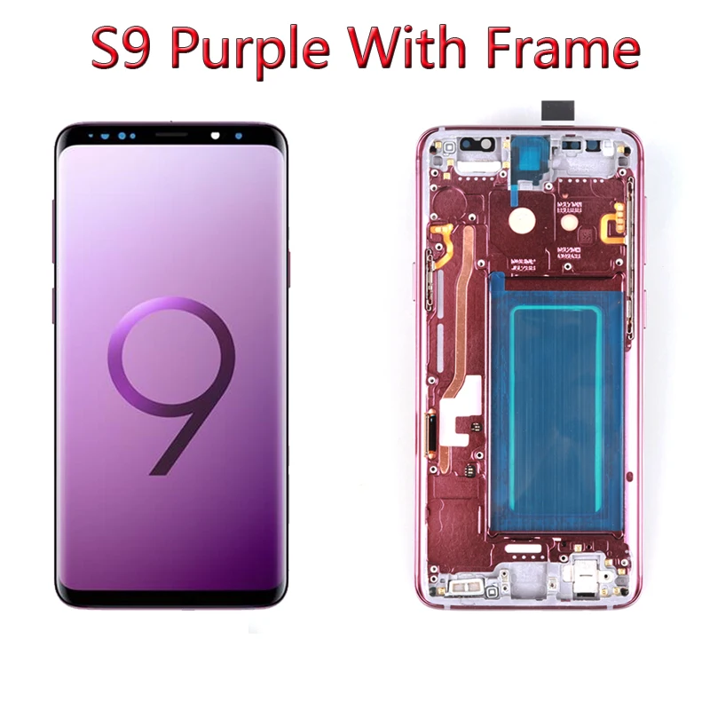 100% Оригинальный супер AMOLED дисплей для SAMSUNG Galaxy S9 ЖК сенсорный экран дигитайзер Plus