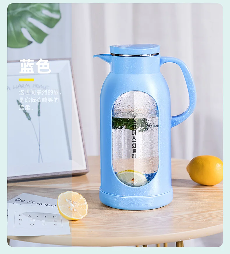 Большой заварочный черный чайник стеклянные аксессуары подарок Цветочный