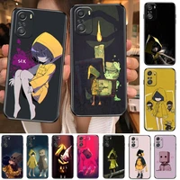 little nightmares cartoon phone case for xiaomi redmi note 10 9 9s 8 7 6 5 a pro s t black cover silicone back pre style