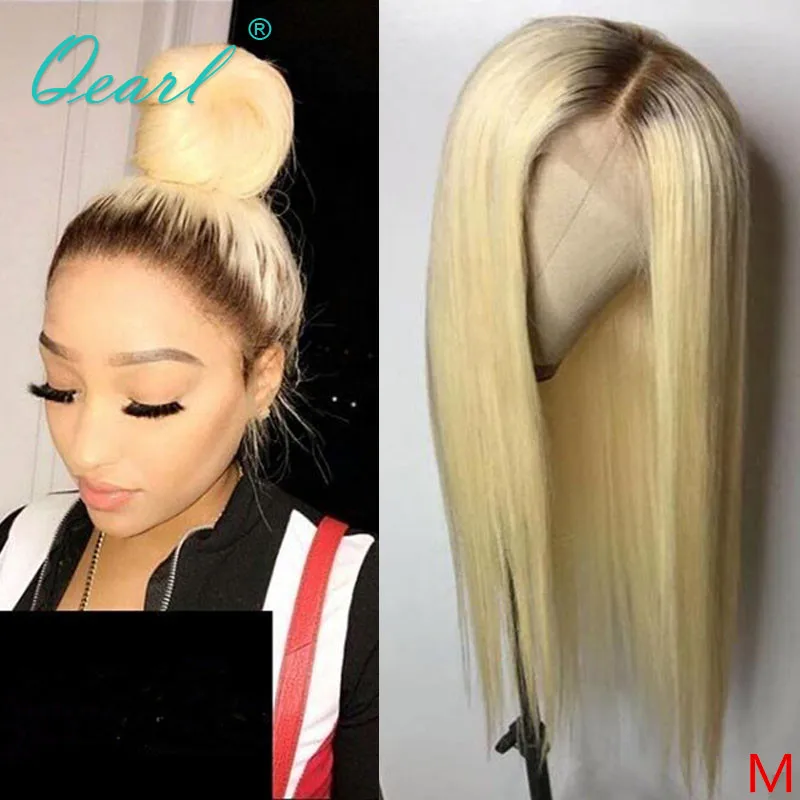 Омбре 4/613 полный парик шнурка человеческих волос парики с детскими волосами