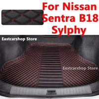 for nissan sentra b18 sylphy 2019 2020 2021 2022 car rear trunk mat cargo boot liner tray rear boot luggage cover protective pad