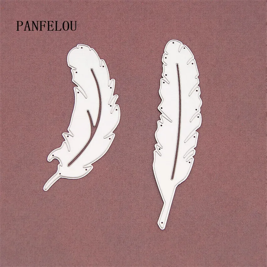 PANFELOU 1 лот = 2 шт. перо металлическое ремесло искусственная бумага высекальные