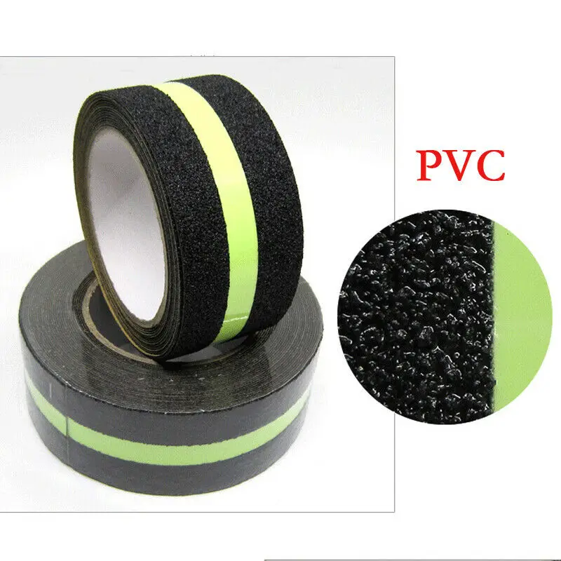 Новейшая уличная Нескользящая лента для пола лестничных ступеней Черная