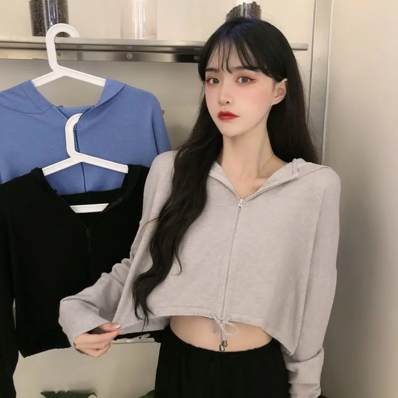 Женские свитера кардиган зимний свитер пальто короткий вязаный с открытым