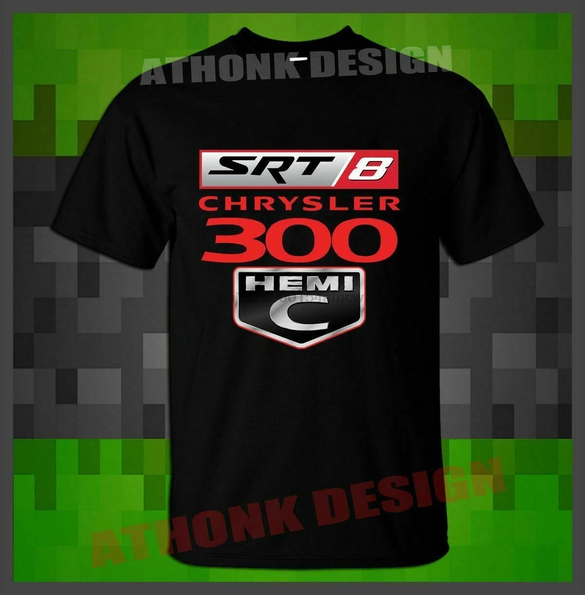 Футболка CHRYSLER SRT8 300C HEMI C|Мужские футболки| |