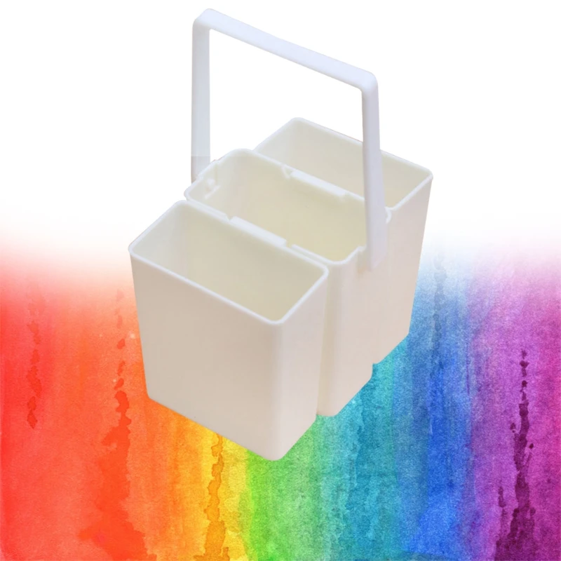 Ведро для художественной живописи картина маслом акварель искусственная кисть