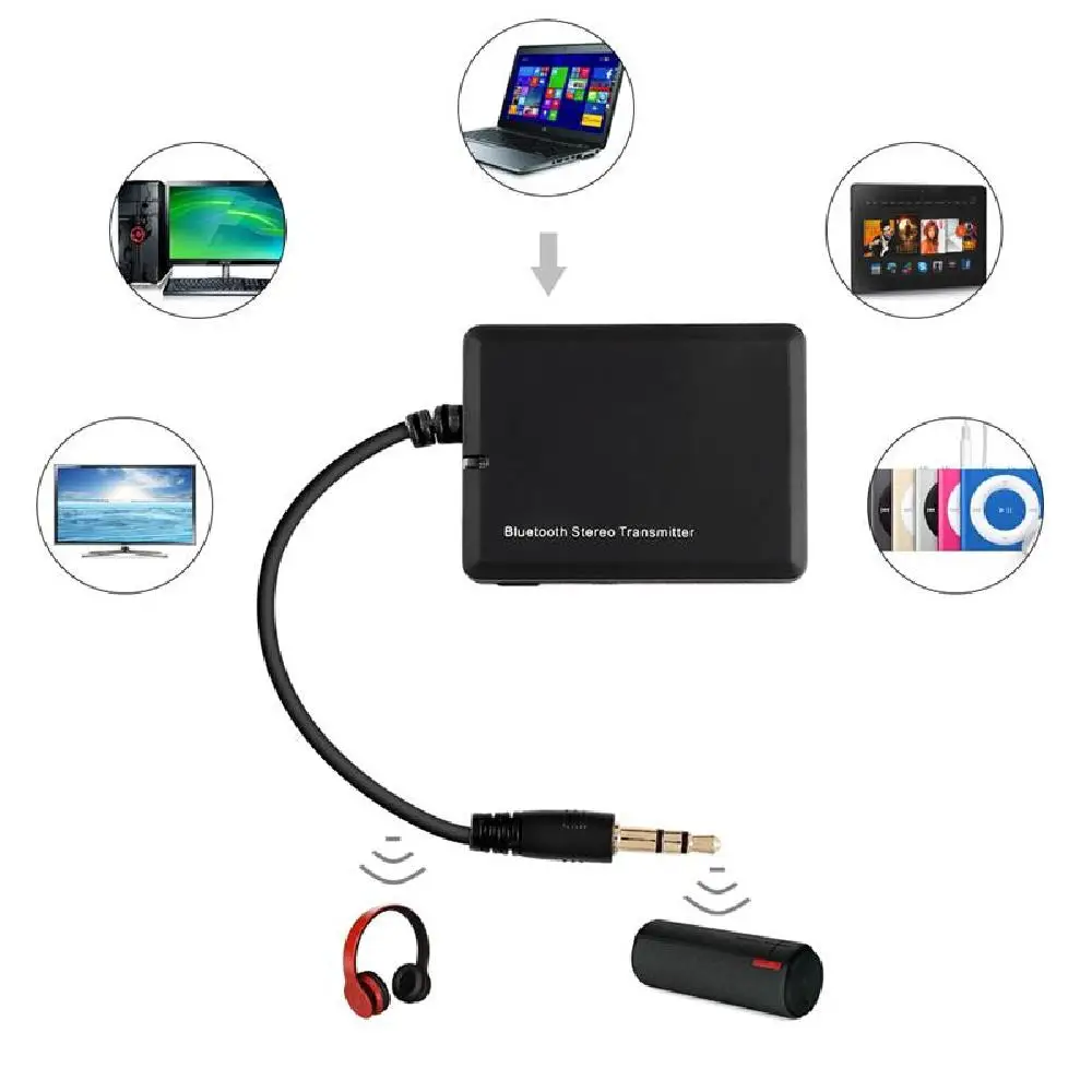 Bluetooth 2 1 + EDR bluetooth аудио передатчик 3 5 мм стерео HiFi адаптер ключ для