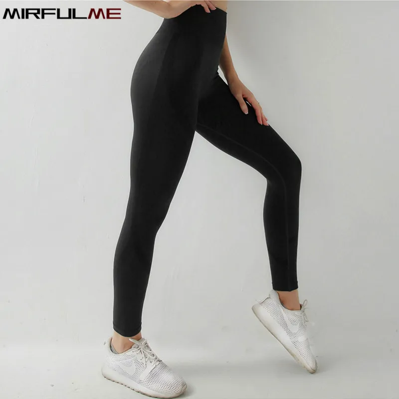 Женские леггинсы спортивные штаны для йоги женские бесшовные эластичные Капри