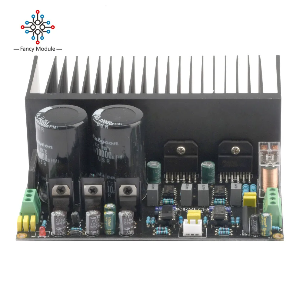LM3886 Stereo High Power 2.0 Amplifier Board OP07 DC Servo 5534 Pre-amplifier Immersion Gold PCB Finished Product | Инструменты
