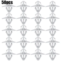 50pcs side door molding decorative clip outer panel gray plastic for vauxhall d146 gray nylon clip for the outer side moulding