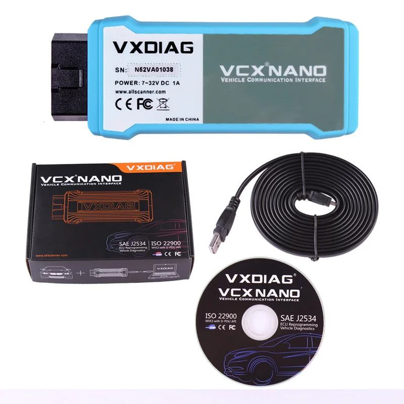 VXDIAG VCX NANO 6154 OBD2 для VW для AUDI ODIS автомобильные аксессуары инструмент 2 в 1 Автомобильный диагностический инструмент сканер онлайн Программирование