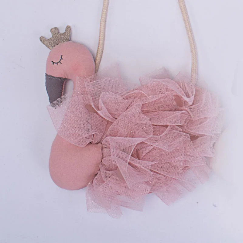 

Kids Girls Cartoon Swan Shape Coin Purses Sweet Fashion Toddler Kids Cute Animal Wallet Bag