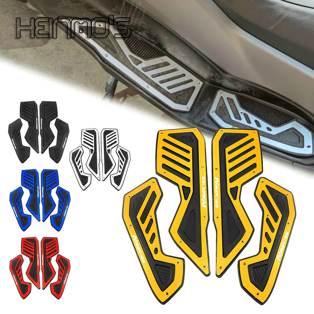 

For YAMAHA NMAX 155 NMAX155 N MAX 2017 2018 2019 2020 Motorcycle Accessories Footrest Foot Rest Pad Pedal Mats Protector Cover