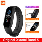 Смарт-браслет Xiaomi Mi Band 5, спортивный водонепроницаемый фитнес трекер с AMOLED экраном, 4 цвета, Bluetooth