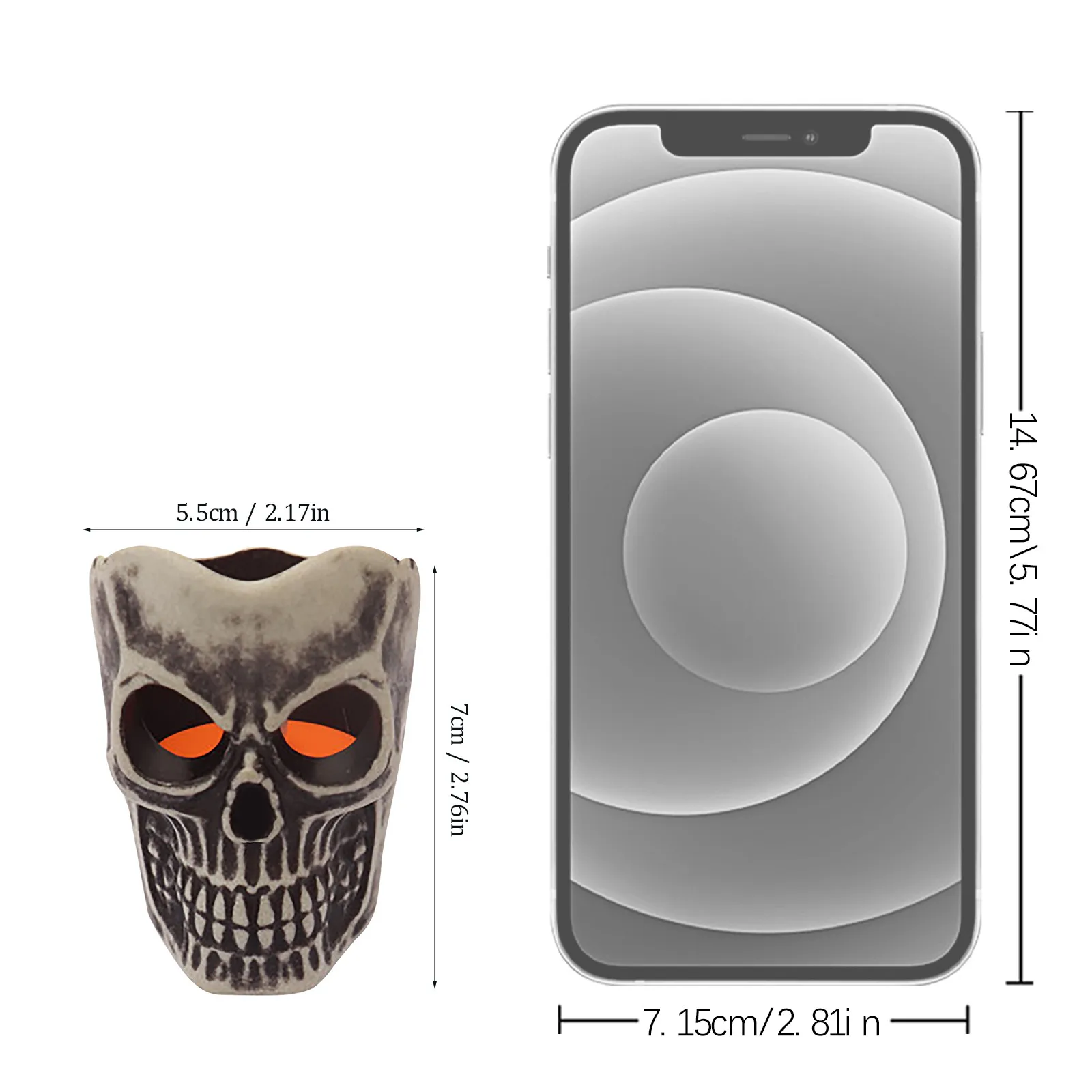 2021 Halloween skull light LED electronic glowing night ornaments for decoration | Дом и сад