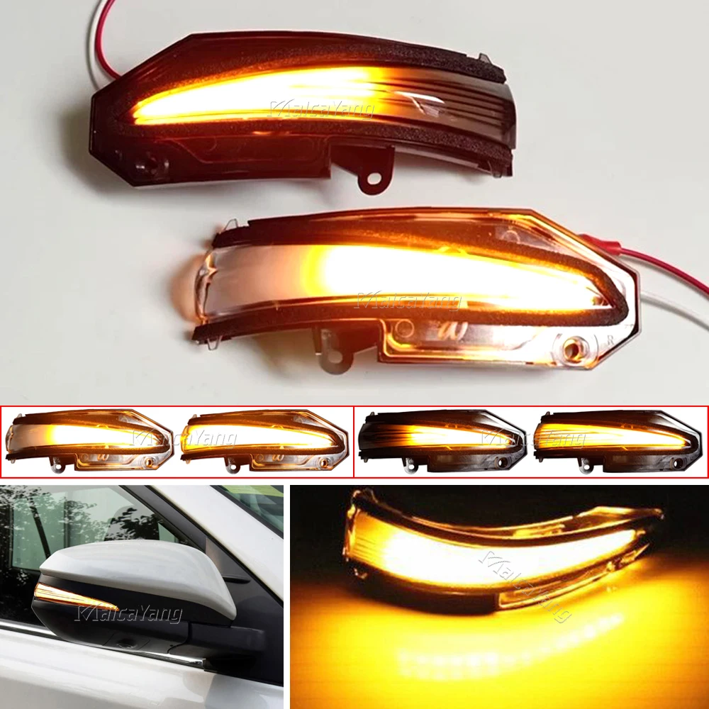 

For Toyota Noah R80 Voxy Esquire RAV4 13-18 Highlander 4Runner LED Dynamic Turn Signal Sequential Side Mirror Indicator Light