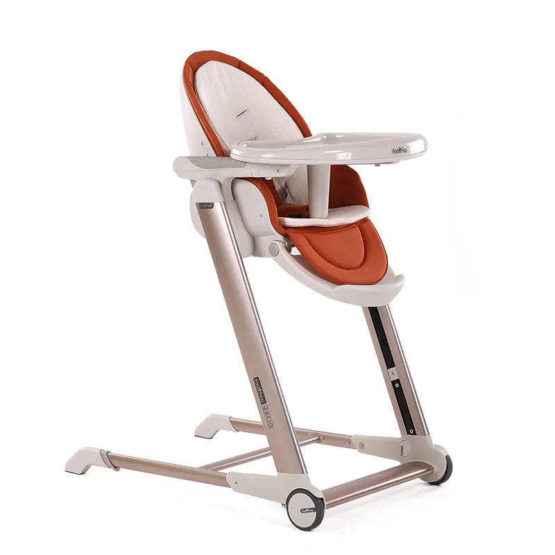 Многофункциональный Детский обеденный стул из алюминиевого сплава портативный