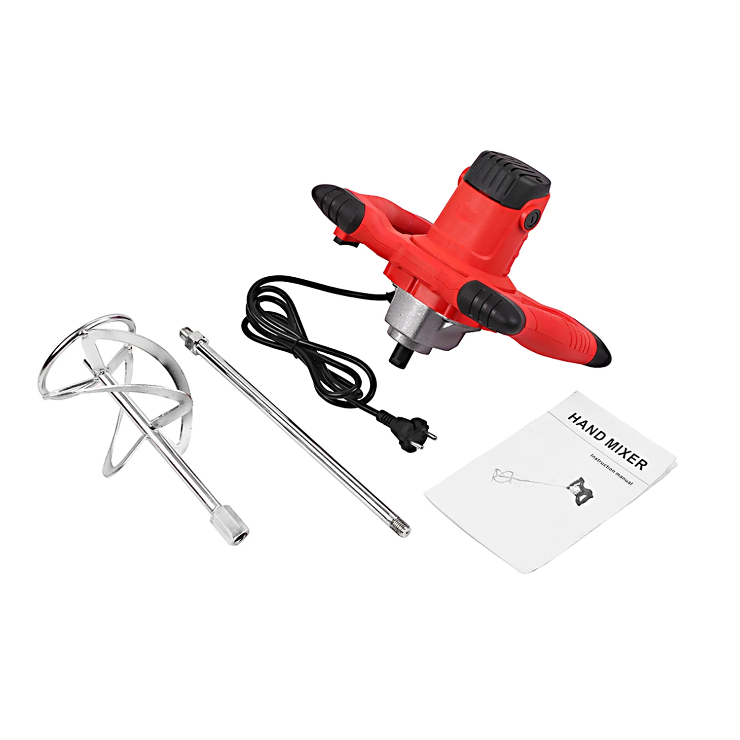 Смеситель цементный электрический 2100 Вт 6 скоростей 800 об./мин.|Наборы