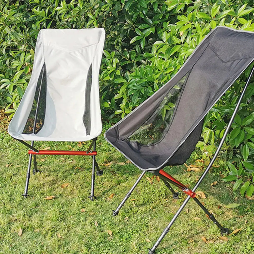 

1pc Outdoor Camping Chair Folding Fishing Stool Beach Stool Barbecue Chair