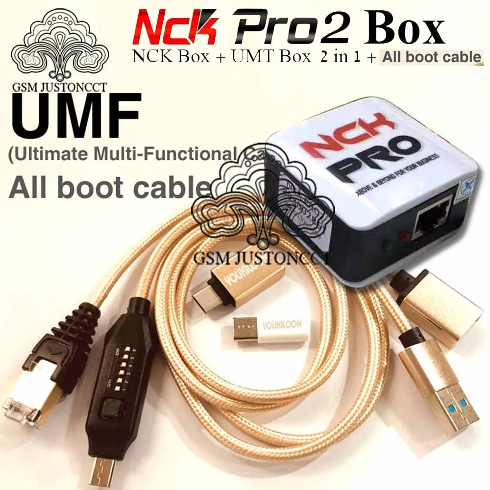 2021 / 2022 Оригинальный Новый NCK Pro box Pro2 (поддержка + UMT 2 в 1 ) UMF ALL Boot кабель для Huawei ..... |