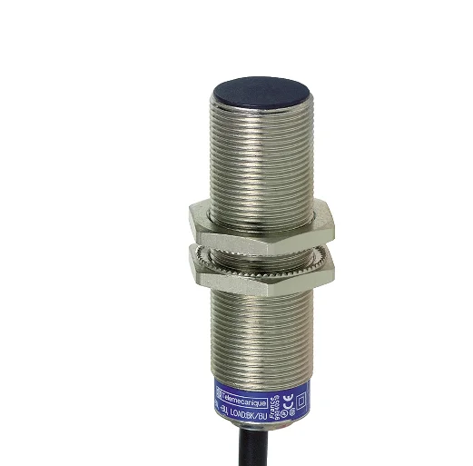 XS512BLNBL2 Индуктивный датчик XS5 M12 L53mm латунь Sn2mm 12 .. 48VDC кабель 2 м|Замыкатели| |