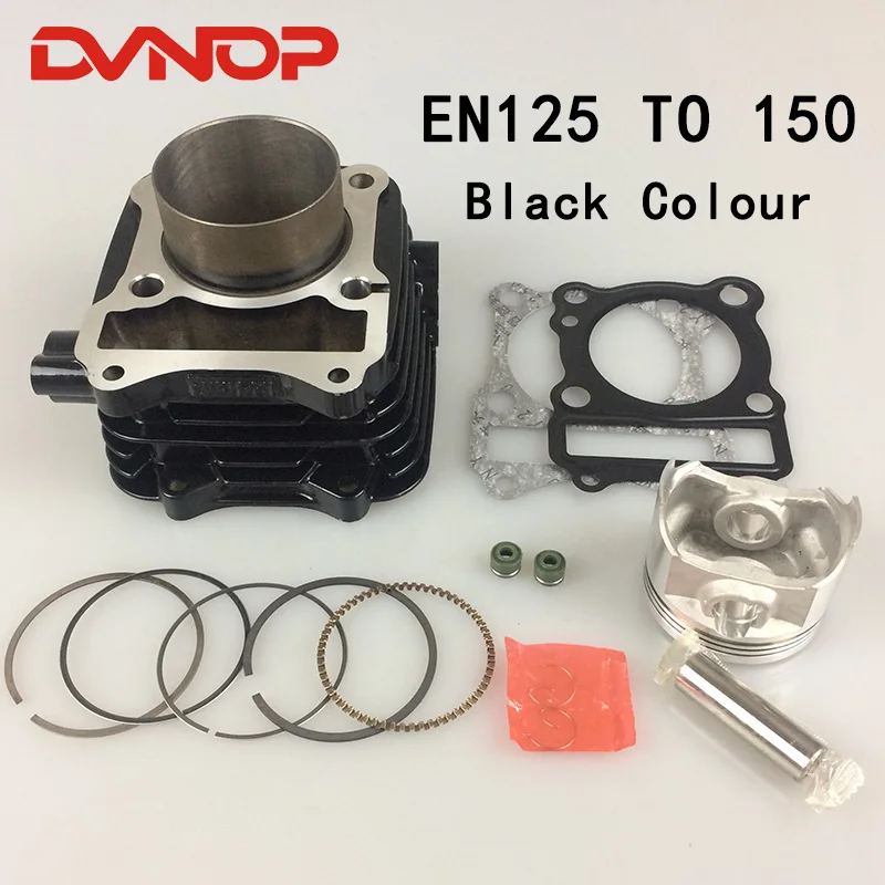 Motorcycle Cylinder Kit 62mm Big Bore for Suzuki EN125 GS125 GN125 GZ125 DR125 TU125 150cc Modified Engine 157FMI
