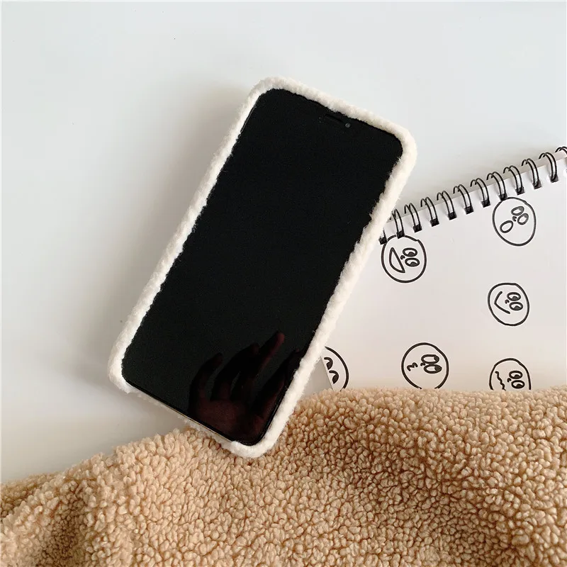 Для iphone 11 Pro Max ручной работы плюшевые простые 3D кнопки Мягкий мобильный чехол для телефона для iphone 6 6s 7 7plus 8 8plus X XR XS MAX чехол