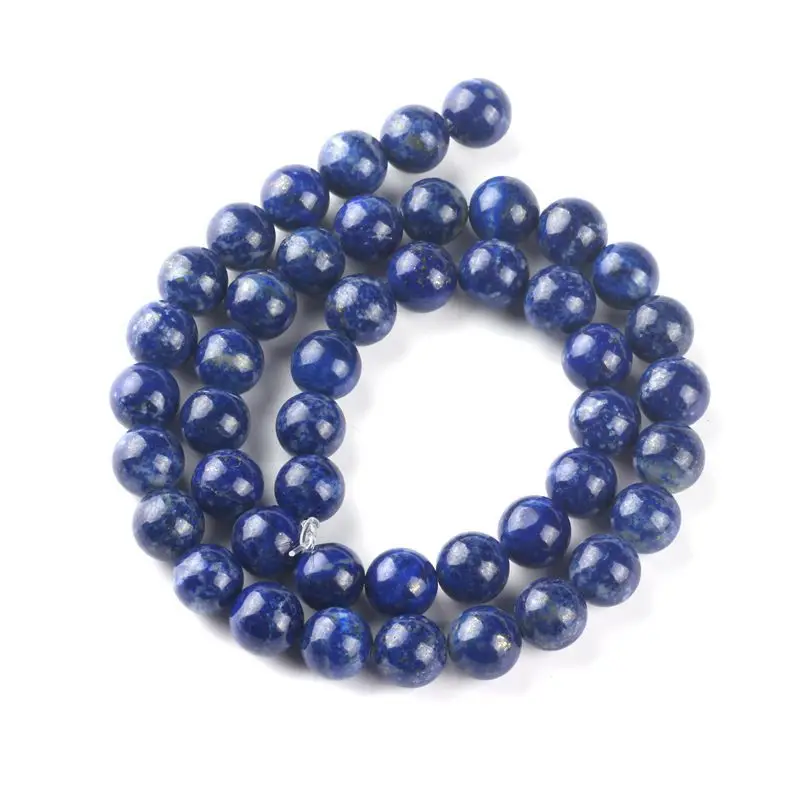 Бесплатная доставка натуральный камень лазурит никогда не теряет цвет круглые