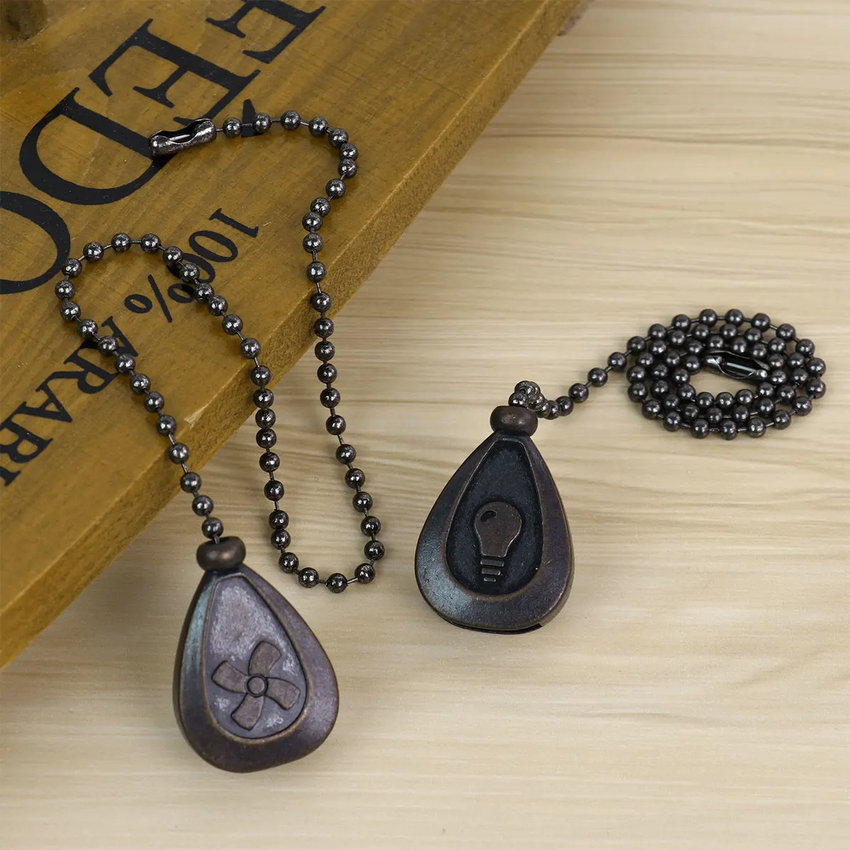 4 античные бронзовые потолочные вентиляторы выдвижные цепи в стиле ретро