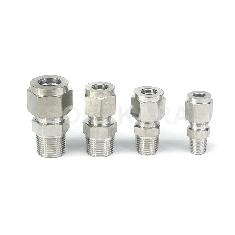 1/8 &quot1/4&quot 3/8 &quot1/2&quot BSPT мужской Подходит диаметр трубы 3/4 &quot1&quot дюймовый 304