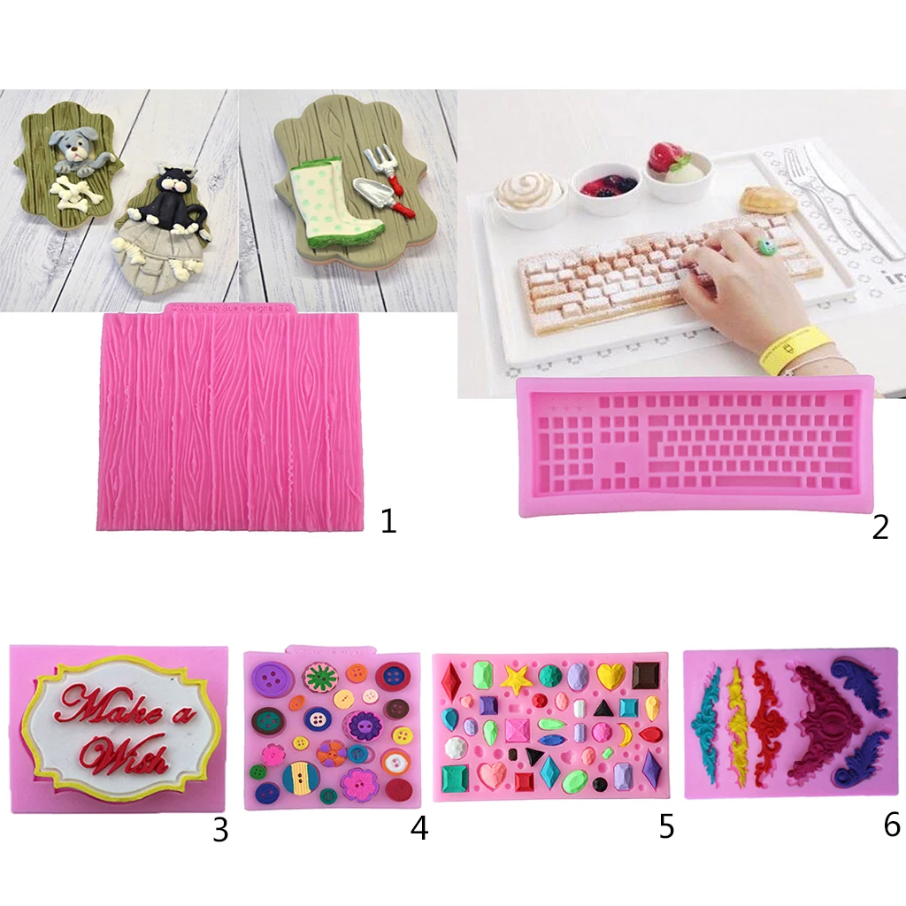 Силиконовые формы для торта форма помадки украшение льда лотки домашнего