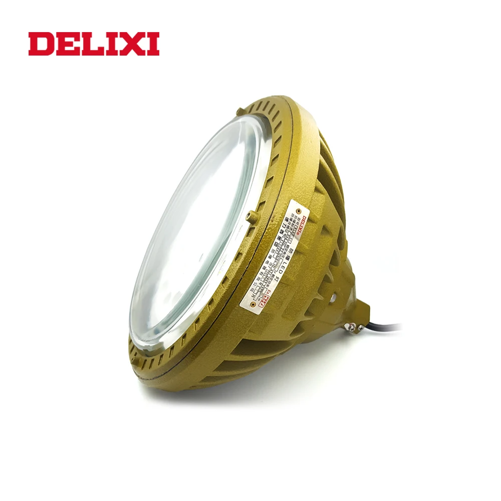DELIXI B светодиодный 63-I светодиодный взрывозащищенный светильник переменного тока 220 в 30 Вт 40 Вт 50 Вт IP66 WF1 круговой промышленный Взрывозащищенный Светильник