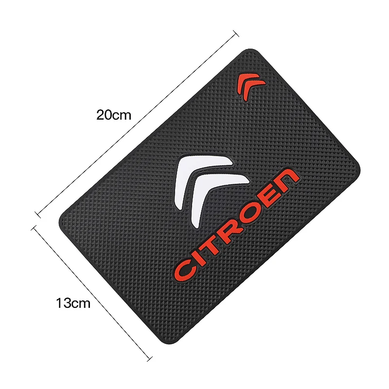 Автомобильный нескользящий коврик из ПВХ с эмблемой для приборной панели Citroen C4 C5