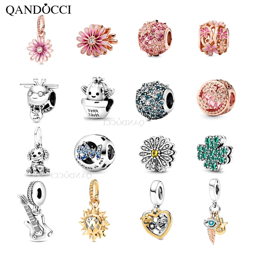 QANDOCCI 2020 весенние 925 Серебряные рефлексоры змея браслет серьги гвоздики Корона