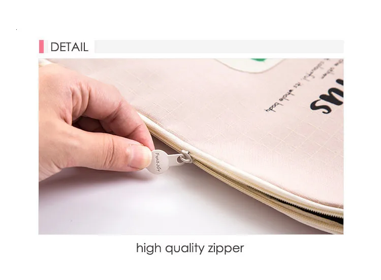 JIANWU A4 каваи кактус файл двойной карман ткань Оксфорд сумка ручная сумка портфель школьные Канцтовары поддержка