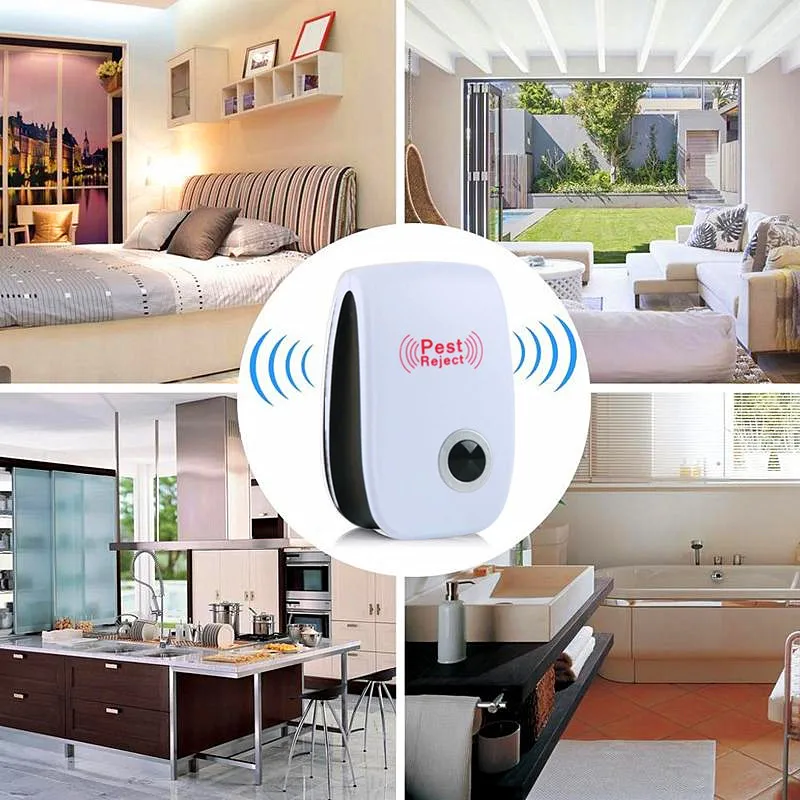 Ультразвуковой отпугиватель мышей Электронный ультразвуковой режектор для