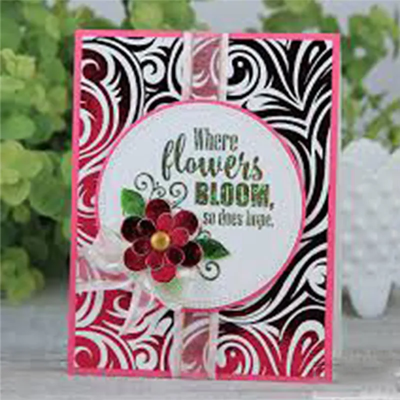 DiyArts сердце круг штампы и металлические для скрапбукинга прозрачный штамп