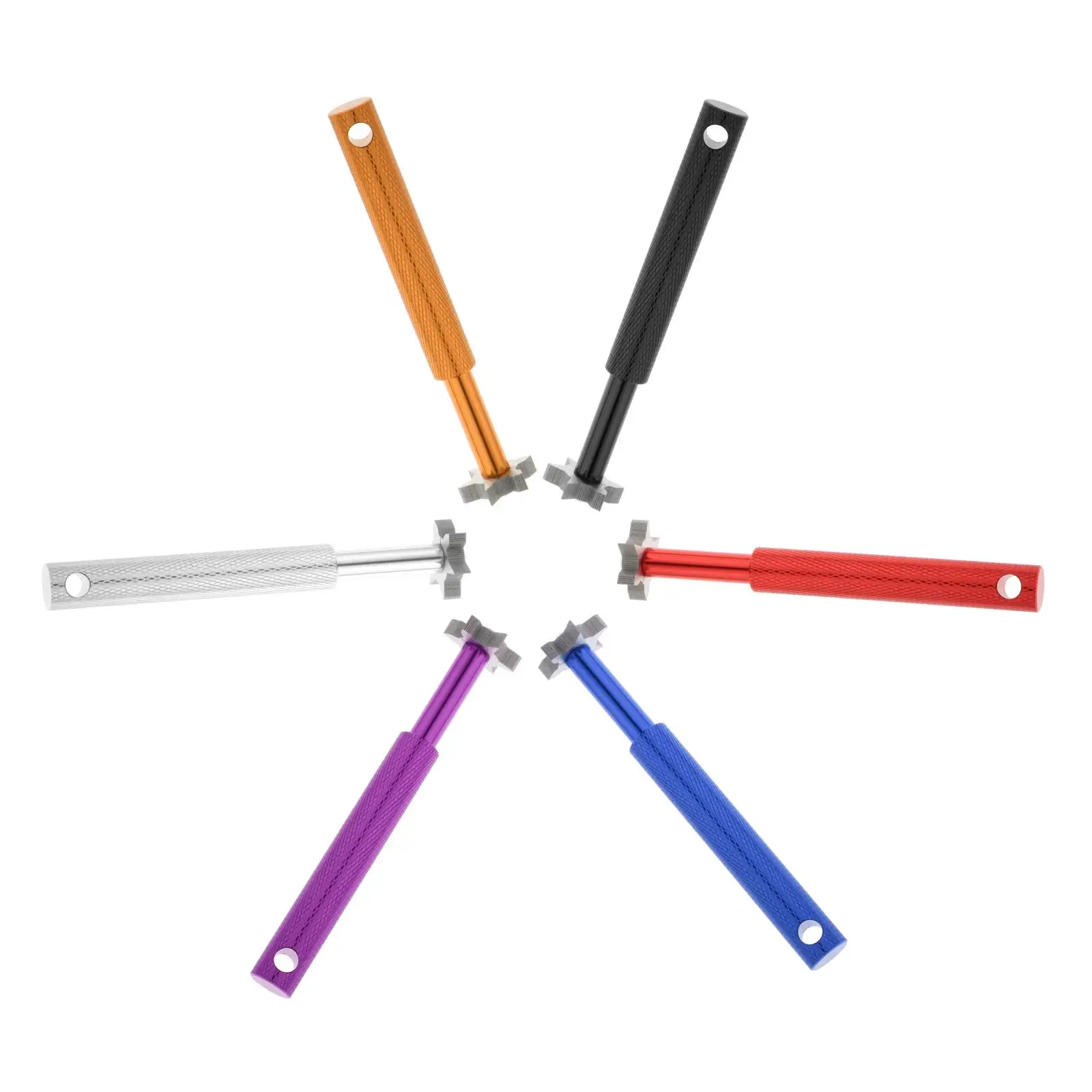 

6 Heads Golf Club Groove Sharpener Re-Grooving Tool & Cleaner for Irons Pitching