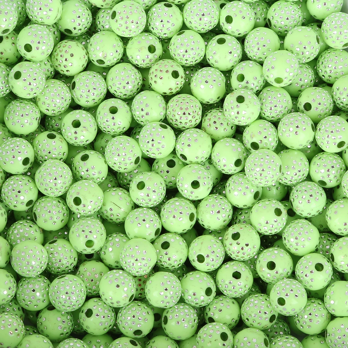 100 шт./лот 8 мм круглые акриловые бусины стразы для изготовления ювелирных изделий