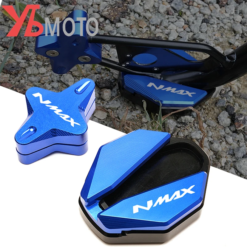 

For YAMAHA NMAX 155 125 NMAX125 NMAX155 2020 2021 Motorcycle CNC Side Stand Enlarger pad & Support Kickstand Column auxiliary