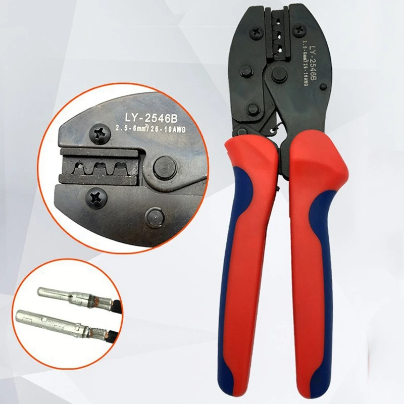 Набор обжимных инструментов на солнечной батарее 2546B обжимные плоскогубцы набор