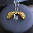 Модные открытые сандалии медальон ожерелье из подсолнечника Boho ювелирные изделия Сплав Lover жена подарки аксессуары