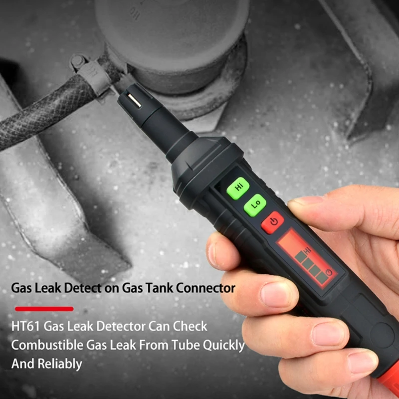 

Gas Leak Detector Alarm Combustible Gas Analyzer Detector for All Types Flammable Gas Methane Natural Gas CO CH4 Methane