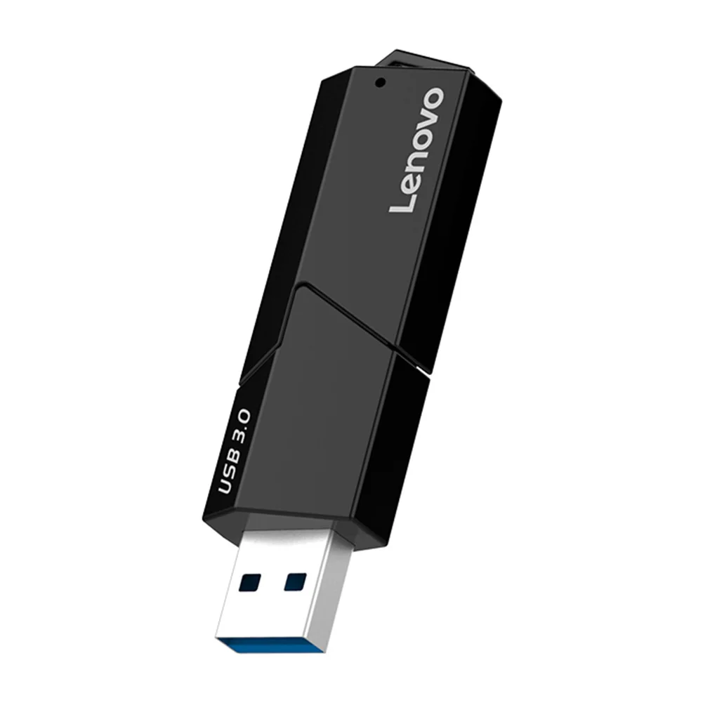 Lenovo D204 TF SD кардридер портативный 5 Гбит/с USB 3 0 2 в 1 карты памяти Адаптер для