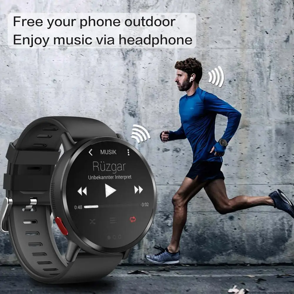 Новинка 2020 умные часы спортивные GPS Android 7 1 4G 2 03 дюймов 900 мАч 8 Мп камера